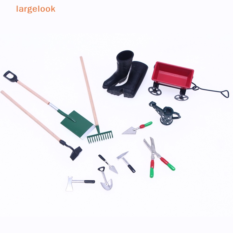 Mô Hình Nhà Búp Bê Mini Bằng Hợp Kim Dùng Trang Trí Tiểu Cảnh Sân Vườn