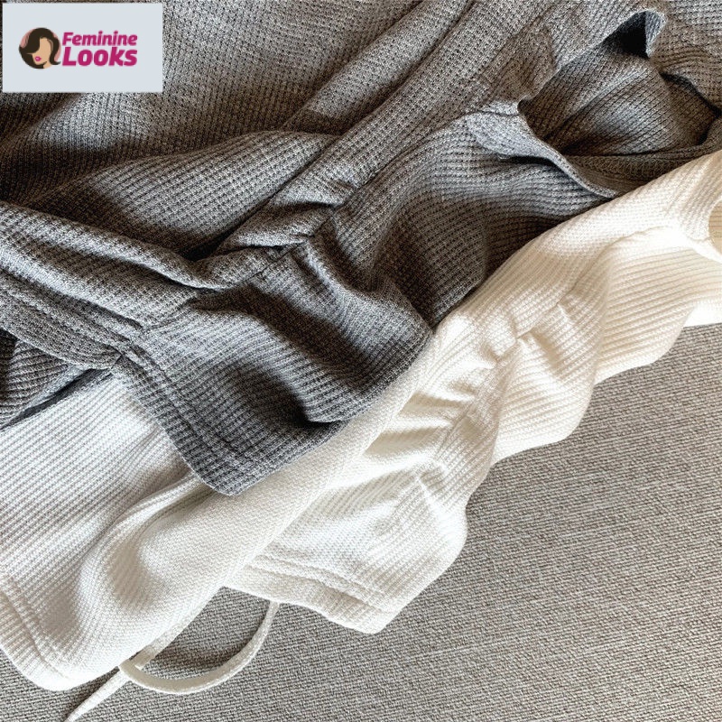 Áo Thun Ngắn Tay Cổ Cao Phối Dây Rút Sau Lưng Thời Trang Cá Tính