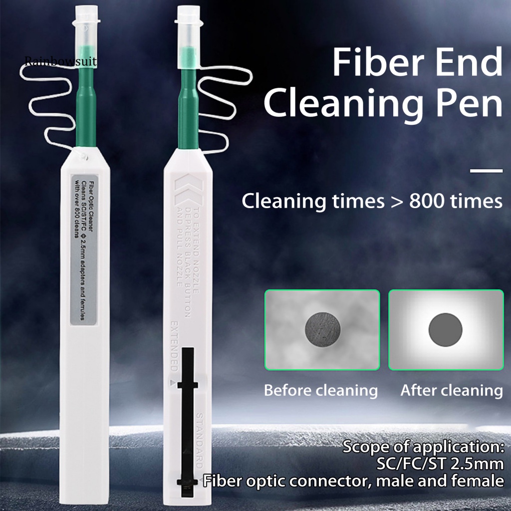 [RB] Bút Vệ Sinh Sợi Quang Học Chống Tĩnh Điện Thân Thiện Với Môi Trường Có Thể Tái Sử Dụng Một Lần Để Làm Sạch Vết Bẩn Nhựa Resi