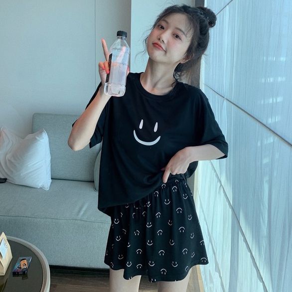 Quần ngắn ống rộng In Họa Tiết Thời Trang Mùa Hè Cho Nữ