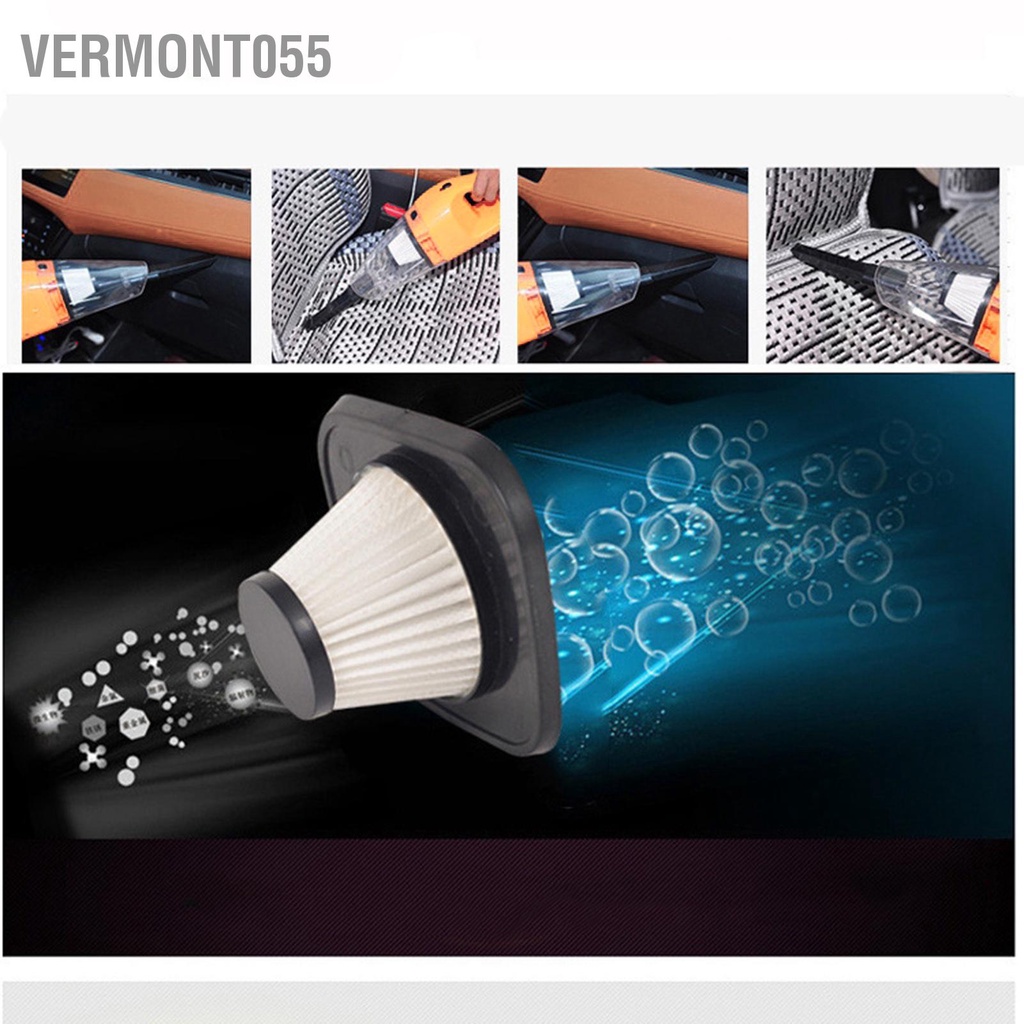 Vermont055 Máy Hút Bụi Ô Tô Chuyên Nghiệp Công Suất Cao Di Động Có Dây Cho Gia Đình