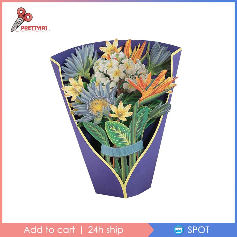 Thiệp 3D Bằng Giấy Prettyia1 Dùng Cho Lễ Tình Nhân / Năm Mới