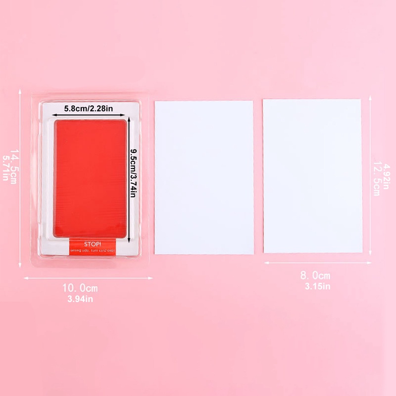 Bộ Đệm Mực In Dấu Chân Tay Em Bé An Toàn Không Độc Hại