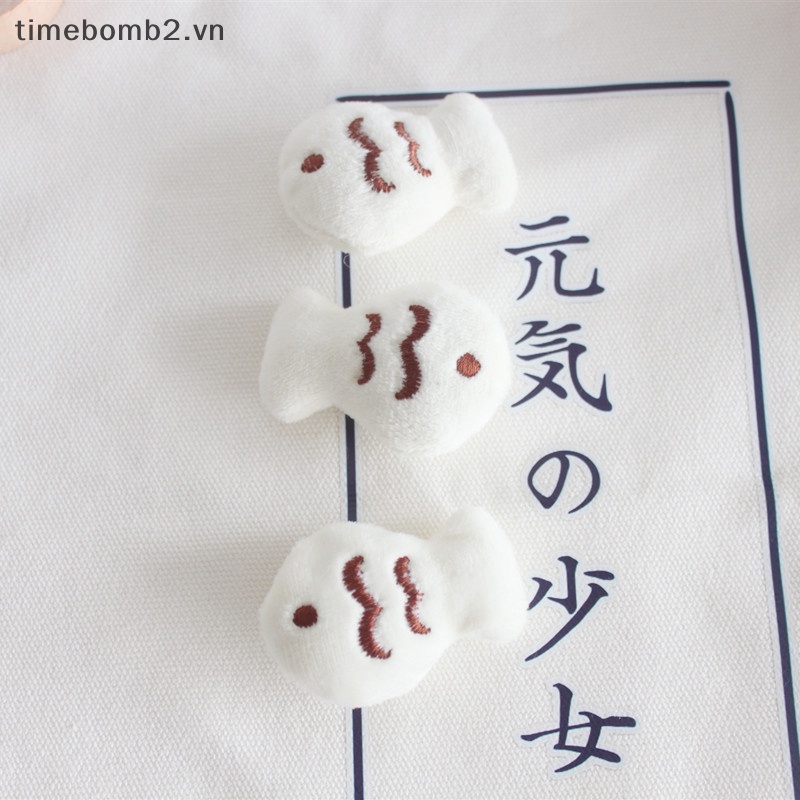 {Timebomb} Ghim Cài Áo Trang Trí Ba Lô / Balo Hình Cá / Ong Hoạt Hình Dễ Thương