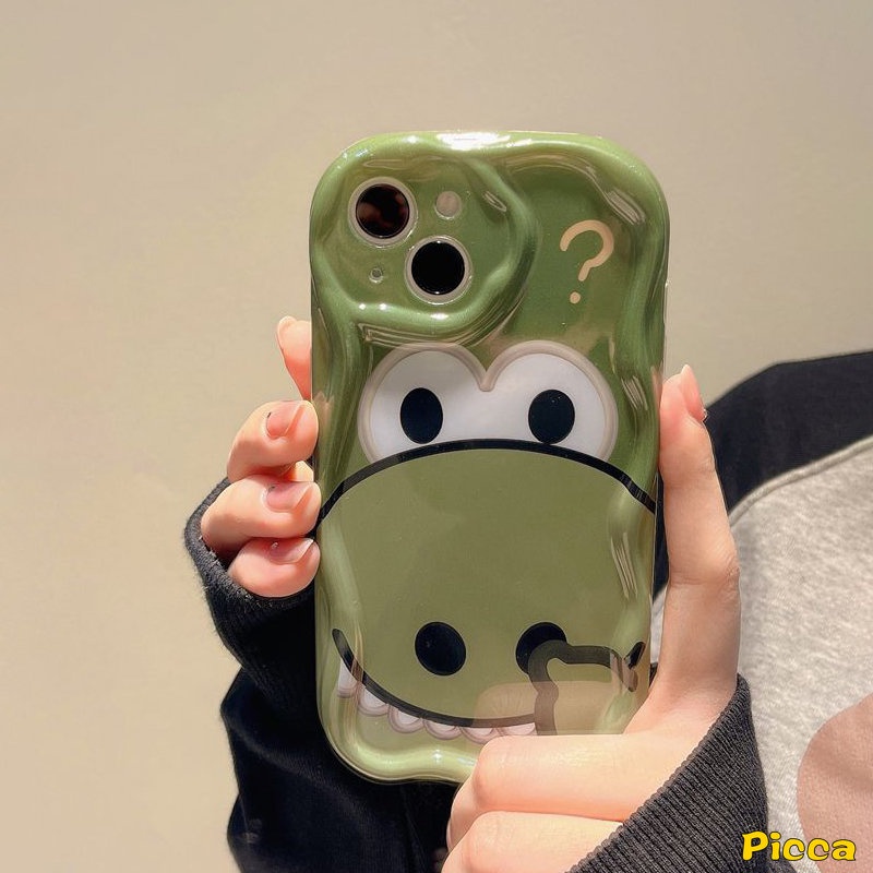 Ốp Điện Thoại Họa Tiết Hoạt Hình Khủng Long / Cá Sấu 3D Cho iPhone 14 11 12 13 Pro Max X 7 8 6s 6 Plus XR X XS Max SE 2020