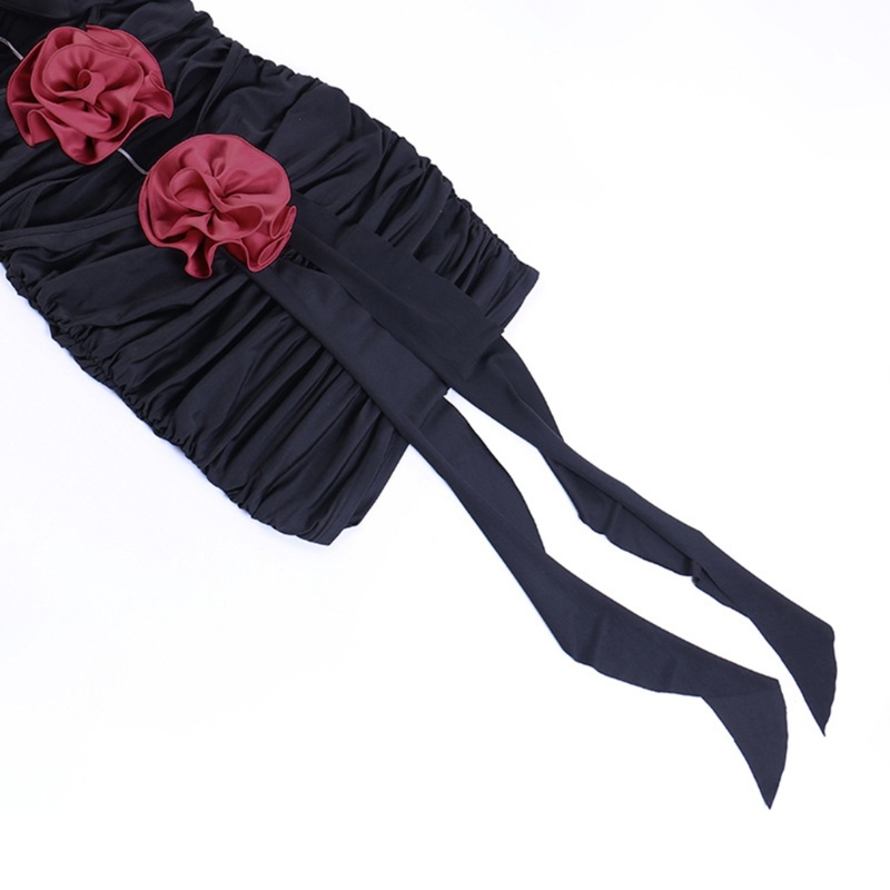 Đầm Ôm Dáng Hở Lưng In Họa Tiết Hoa 3D Quyến Rũ Dành Cho Nữ