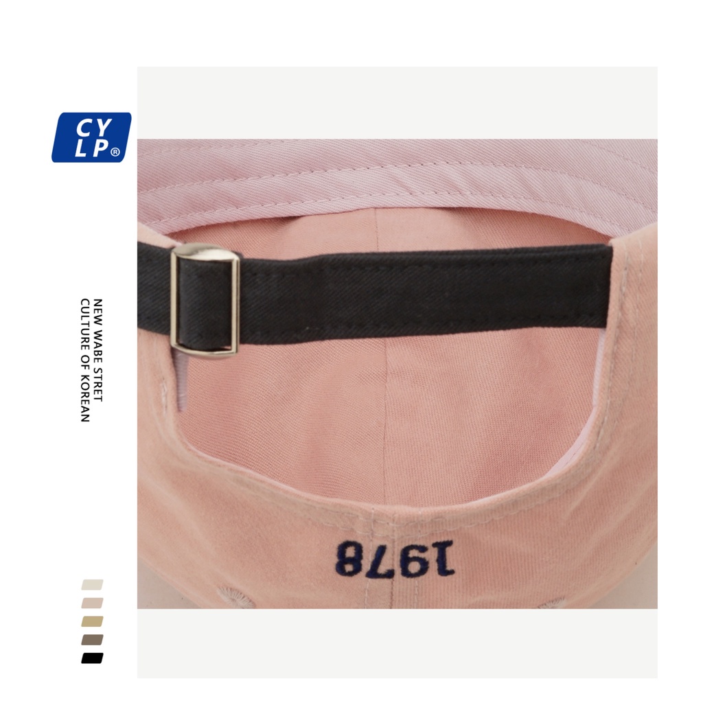 Nón Lưỡi Trai Mềm Thêu Chữ Phối Màu Cá Tính Thời Trang Đường Phố Cho Nam Nữ