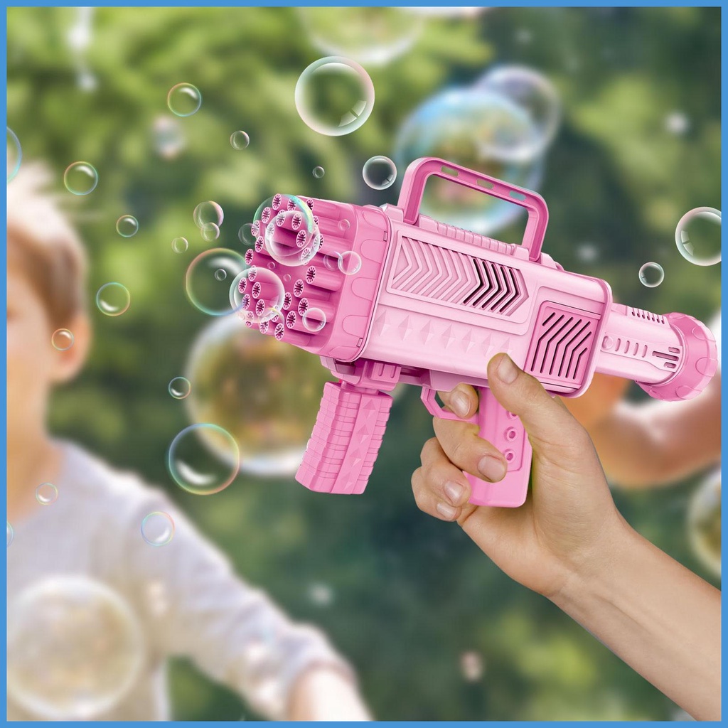 Máy Thổi Bong Bóng Tự Động 46 Lỗ 46 Lỗ Có Đèn Và Nhạc luvn