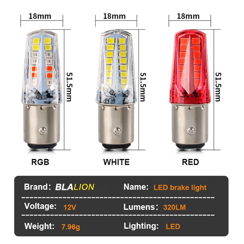 [Mã CLS2404B giảm 30k đơn 99k] đèn led xe máy 12V 1157 Gắn Đuôi Xe Mô Tô Độ Sáng Cao