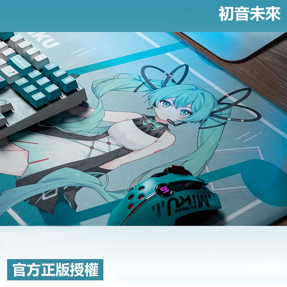 Tấm Lót Chuột Và Bàn Phím Máy Tính Chống Thấm Nước Hình Hatsune Miku