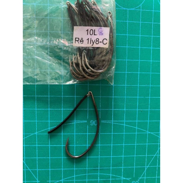 Lưỡi móc nhái thật rê 1ly8-C dùng câu cá tầm 1kg trở lên
