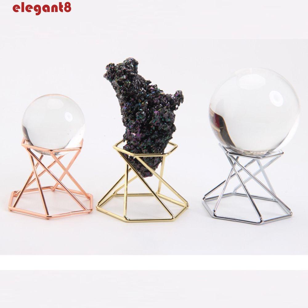 Giá Đỡ Bóng Hình Lục Giác Bằng Kim Loại Bền Thanh Lịch|Quả Trứng Chụp Ảnh Trang Trí Nhà Cửa