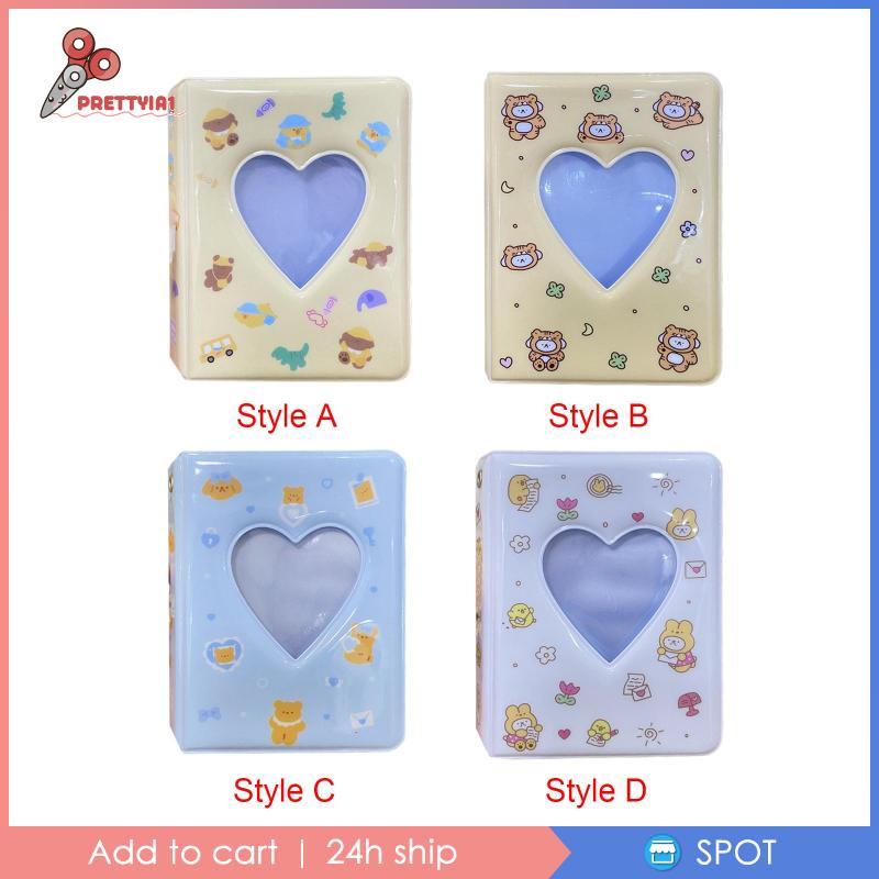 [Prettyia1] Giá Đỡ Album Ảnh 3 inch Hình Trái Tim Tình Yêu