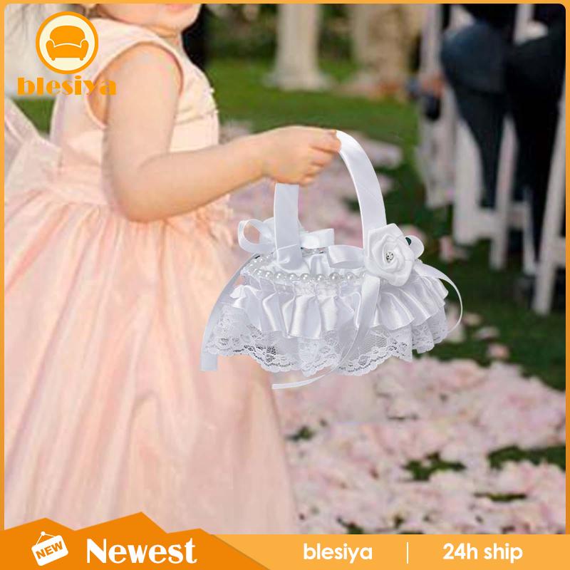 Giỏ Đựng Đồ Dùng Có Tay Cầm Độc Đáo Trang Trí Tiệc Cưới / Nhà Thờ