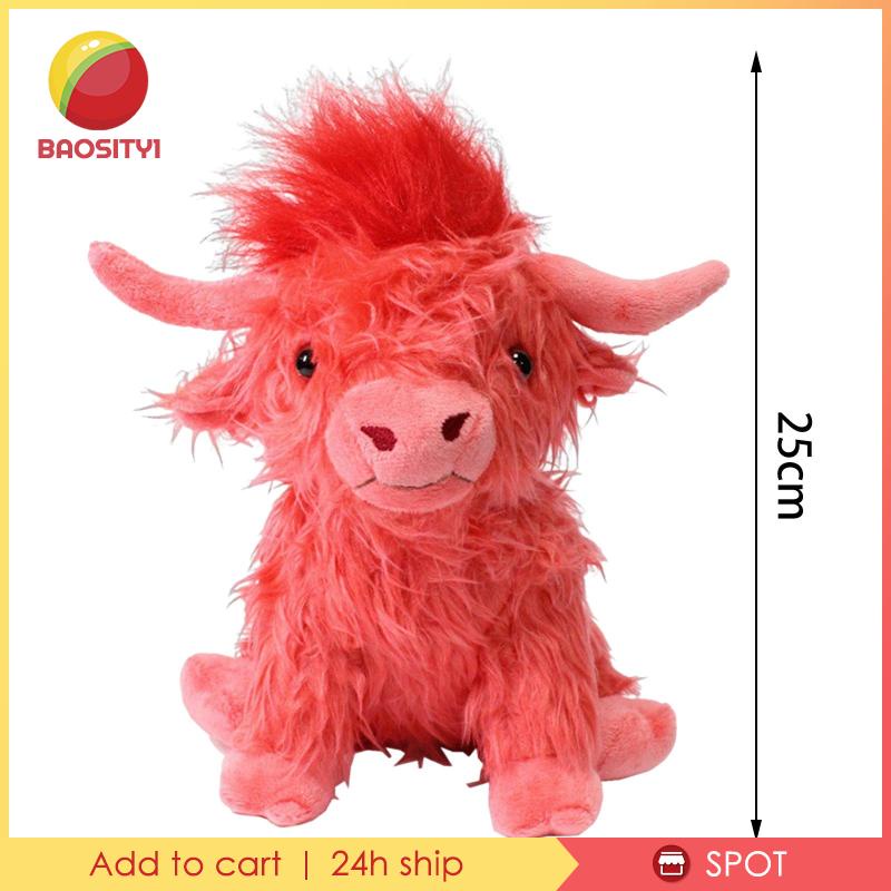 [Baosity1] Đồ chơi nhồi bông Hình Bò Sữa Trang Trí Phòng Bé