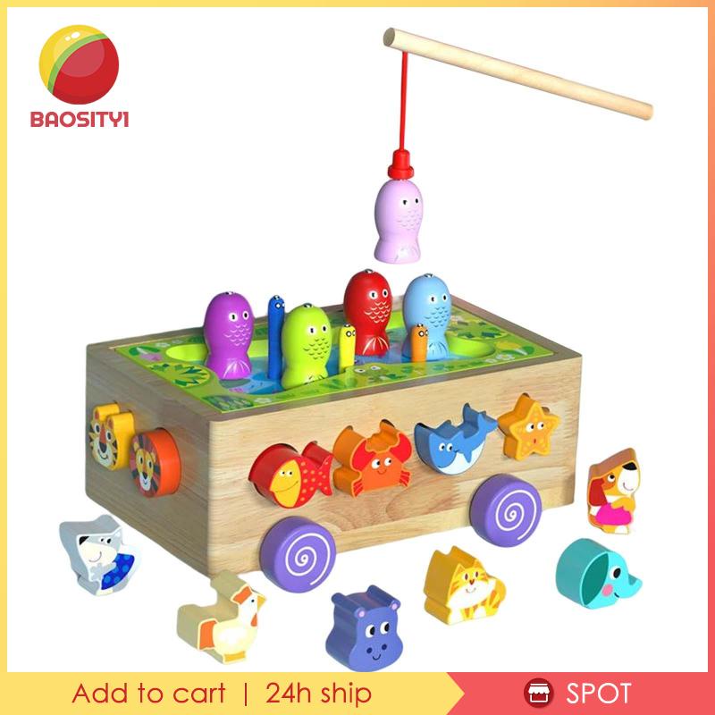 [Baosity1] Đồ Chơi Phân Loại Hình Dạng Bằng Gỗ Theo Phương Pháp Montessori Phù Hợp Làm Quà Cho Bé Từ 3 Tuổi