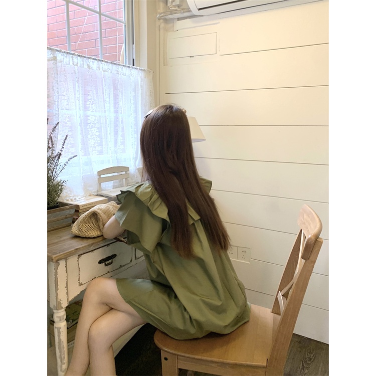 Đầm Ngắn Dáng Rộng Thời Trang Mùa Hè Xinh Xắn Cho Nữ