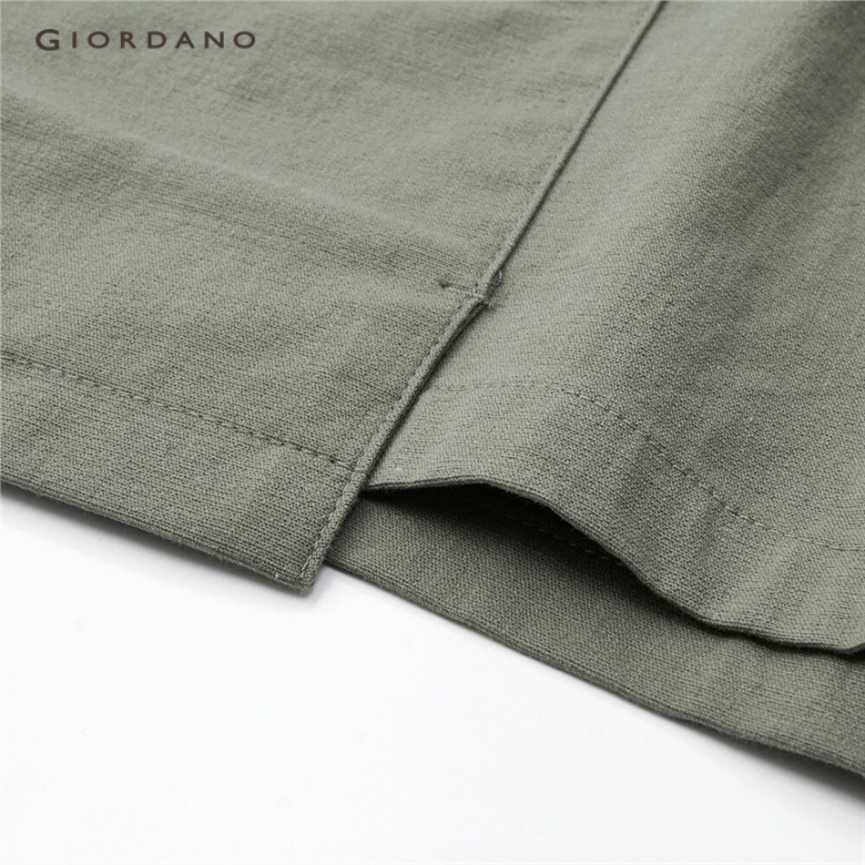 Quần short nam GIORDANO 18103601 lưng thun co giãn tốt thời trang