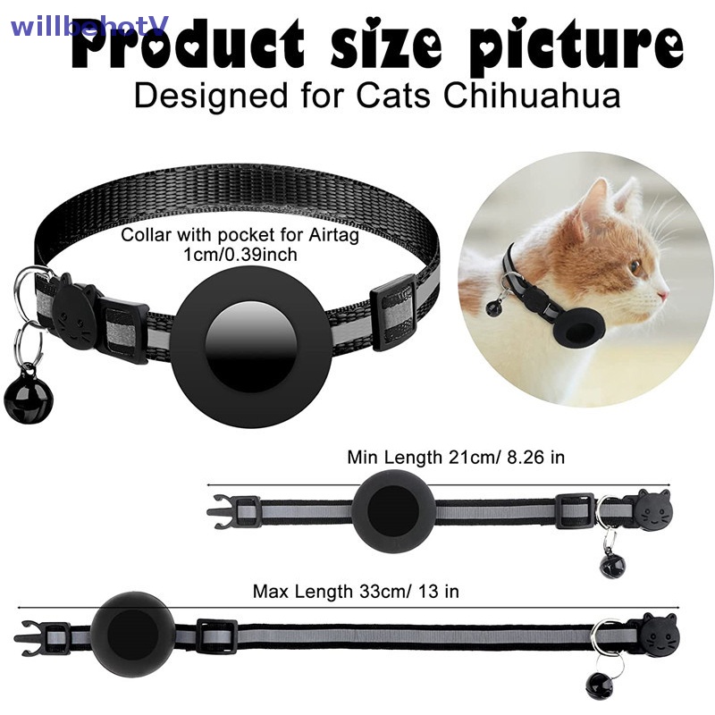 Vòng Cổ Nylon Phản Quang Có Thể Điều Chỉnh Chống Thất Lạc Cho Thú Cưng