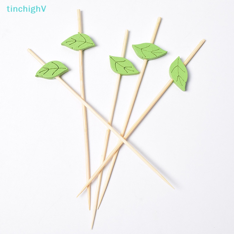 Set 20 Xiên Tre Ăn Trái Cây / Bánh Cupcake Dùng Một Lần