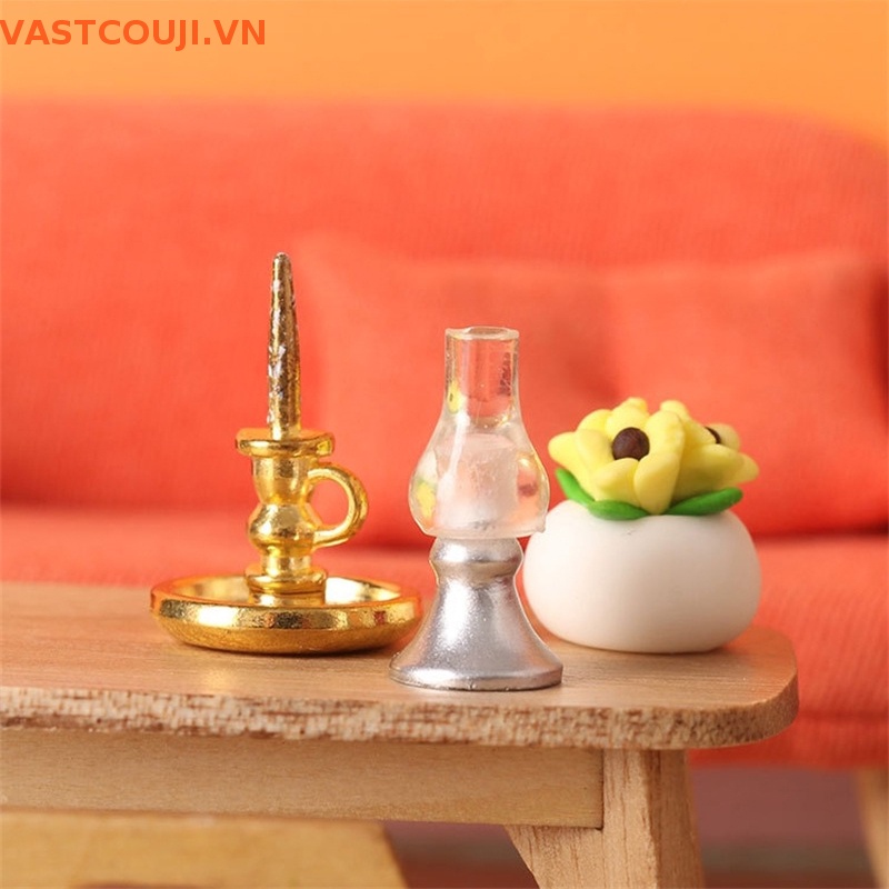 Set 2 Giá Đỡ Mô Hình Candelabra Trang Trí Nhà Búp Bê 1: 12