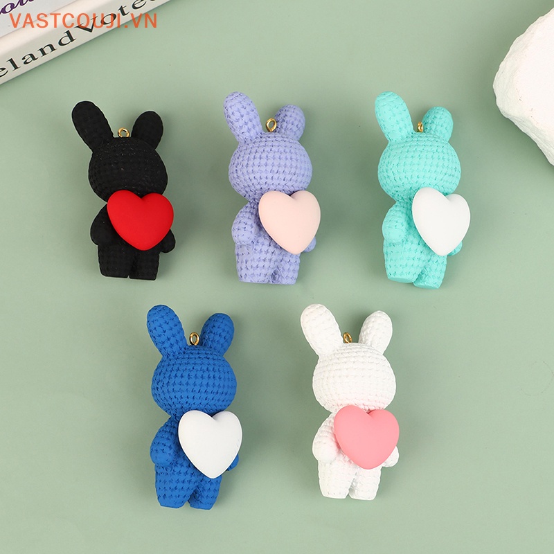1 Móc Khóa Thỏ VASTJI Hoạt Hình Xinh Xắn
