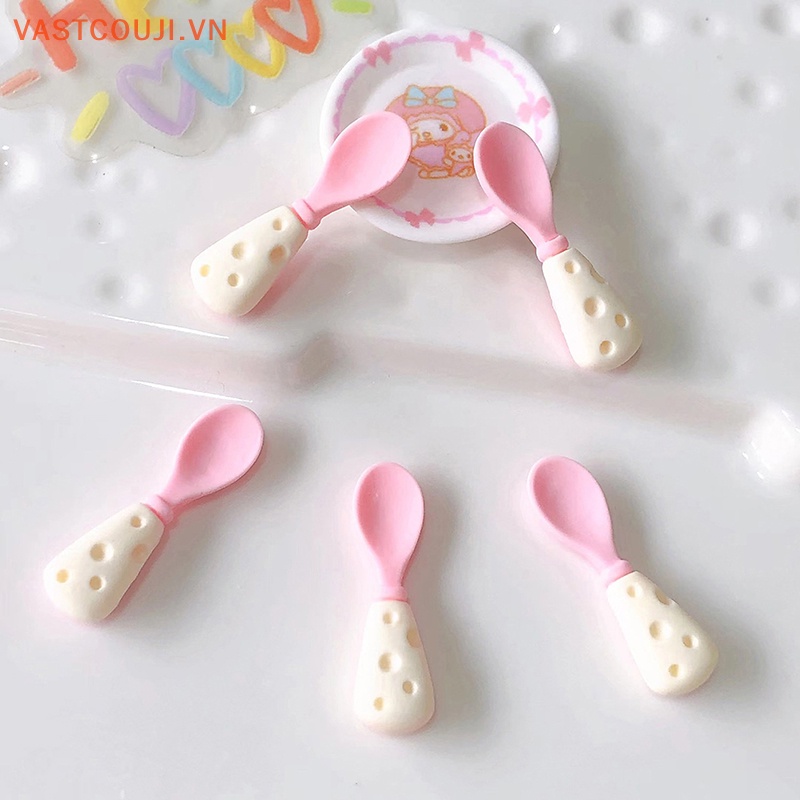 Set 10 Muỗng Xúc Mini Trang Trí Nhà Búp Bê VN