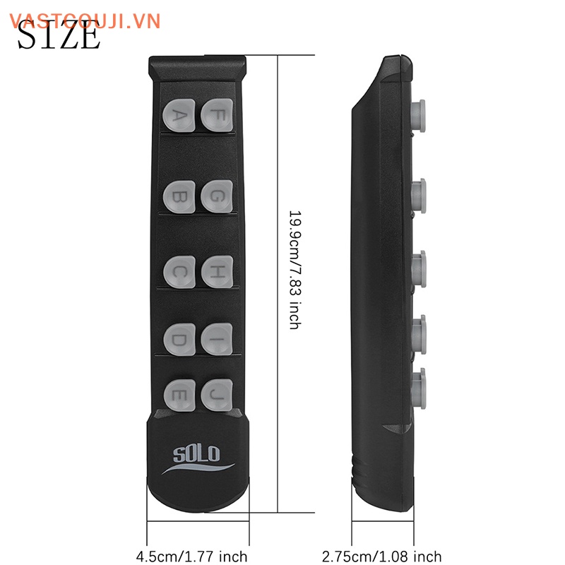 Dụng Cụ Chỉnh Tư Thế Ngón Tay Cái 10 Phím Bằng Nhựa ABS VN