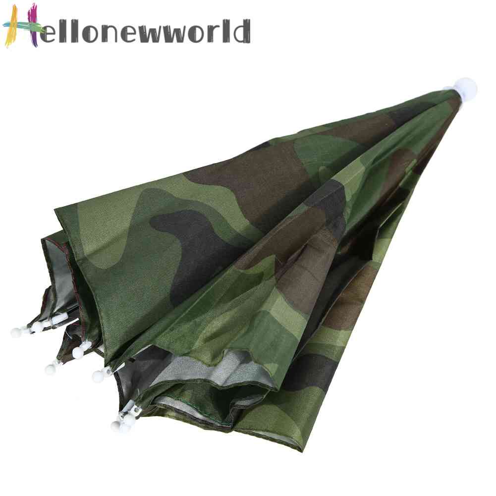 Mũ Dù Gấp Được 55cm Dùng Cho Câu Cá, Leo Núi, Cắm Trại