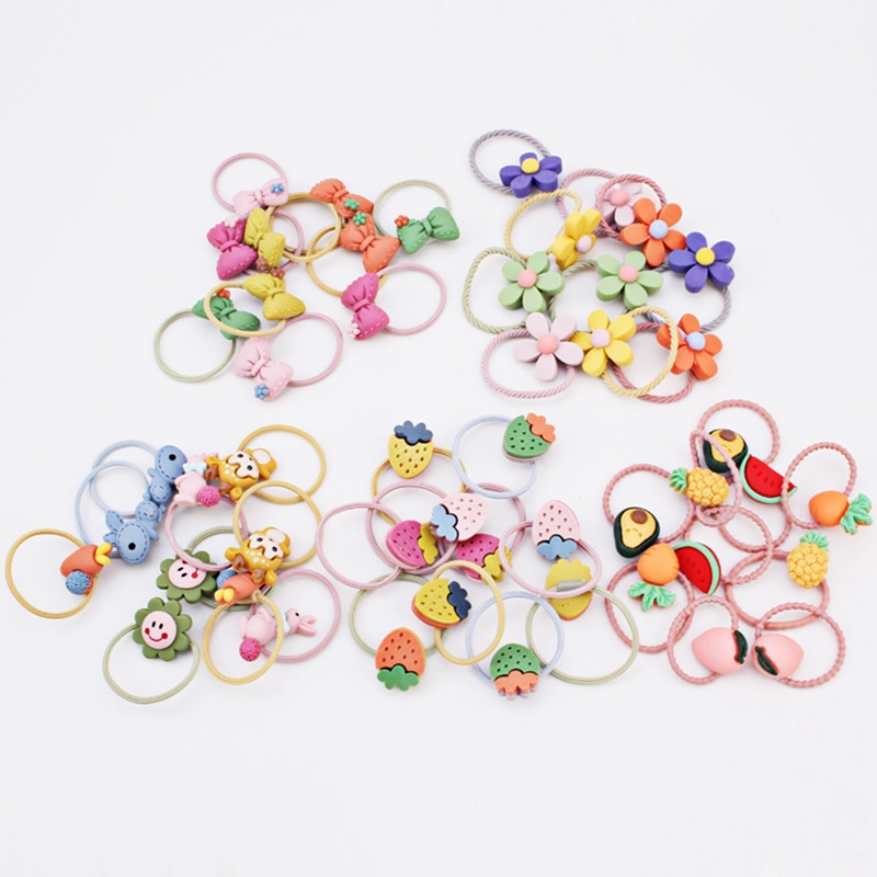 Ygt Dây Buộc Tóc Cao Su Co Giãn Nhỏ Nhắn Dễ Thương Phong Cách Hàn Quốc