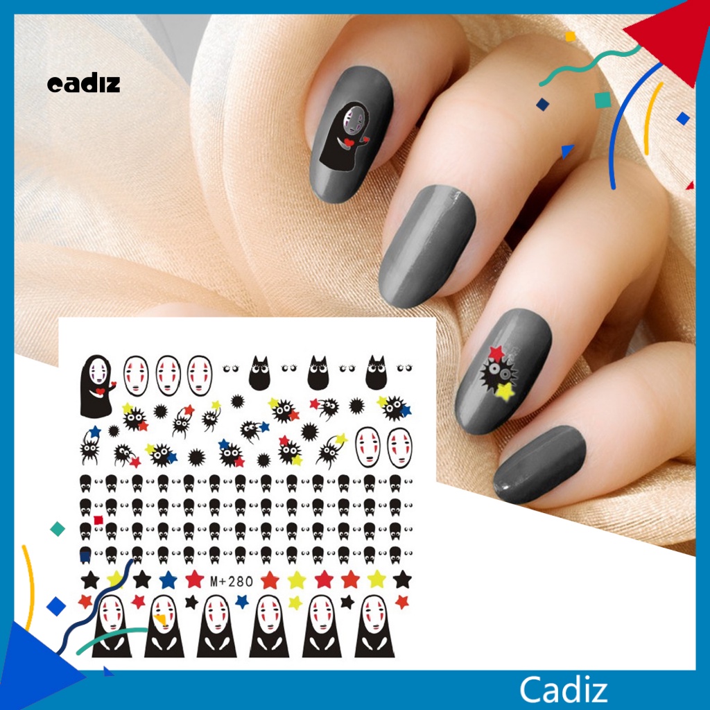 Miếng Dán Trang Trí Móng Tay Họa Tiết Halloween Độc Đáo