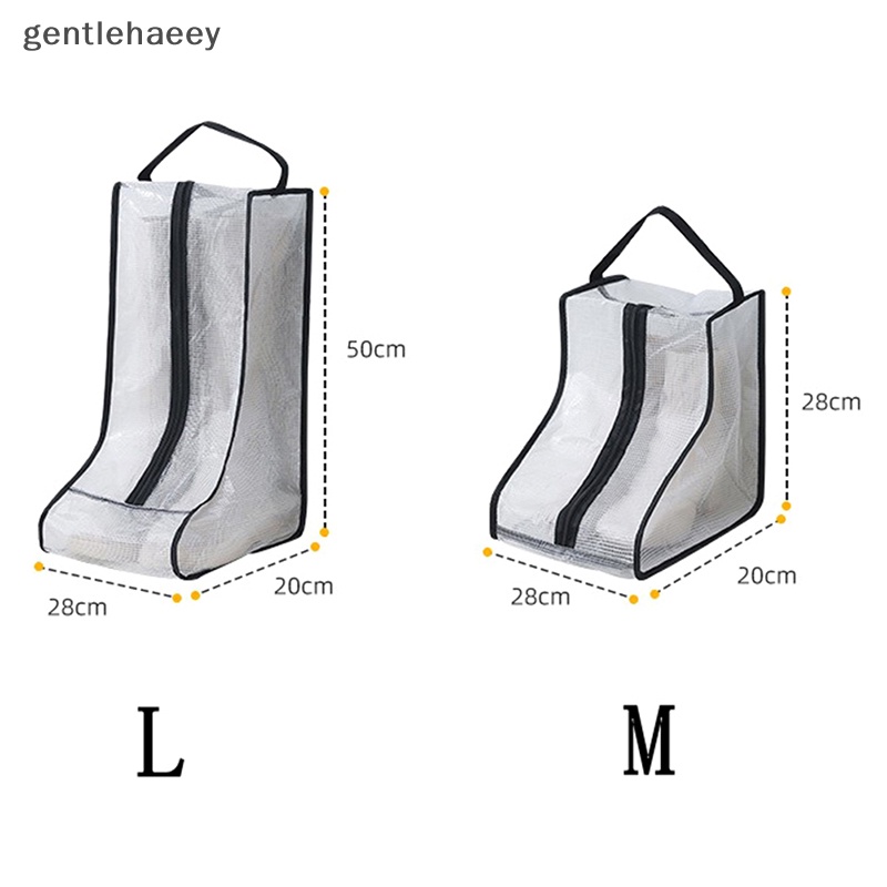 Túi Đựng Giày Trong Suốt Chống Nước Chống Bụi Có Khóa Kéo Tiện Lợi