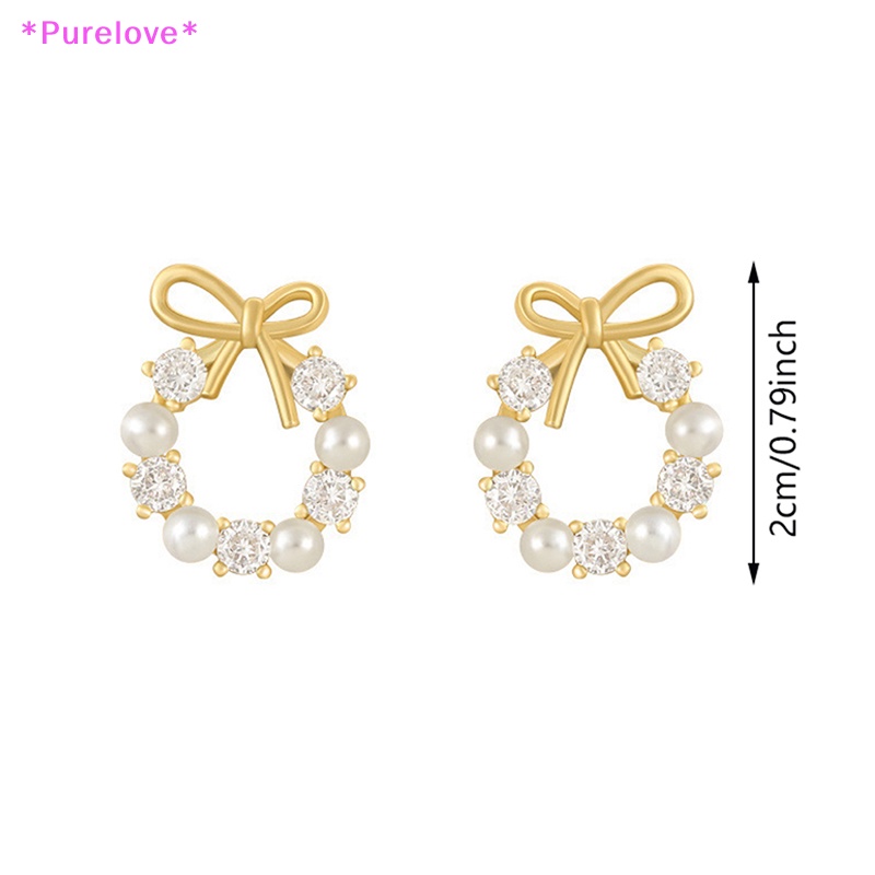 Khuyên Tai Đính Ngọc Trai Giả Bằng Kim Loại Thanh Lịch Dành Cho Nữ Mới