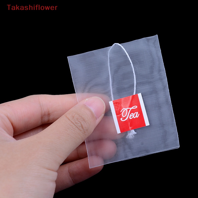 Set 100 Túi Lọc Trà Rỗng Bằng Nylon Tiện Dụng