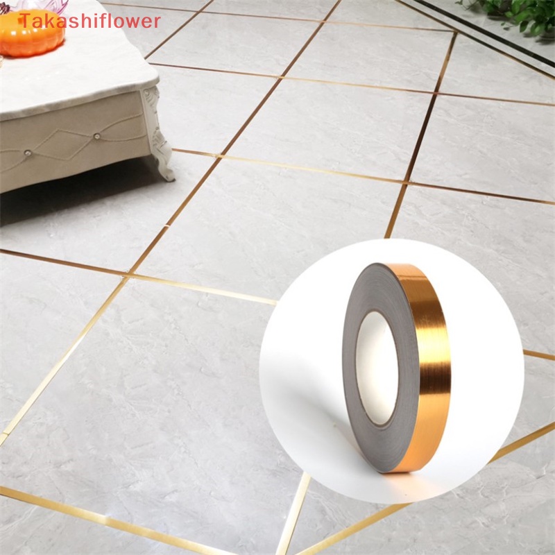 Băng Keo Dán Khe Hở Bằng Gốm Màu Vàng / Bạc / Đen Trang Trí Nhà Cửa