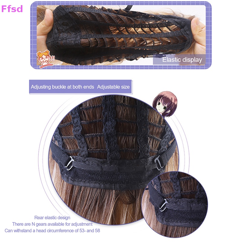 Tóc Giả Màu Đen 55cm Hóa Trang Nhân Vật Suzume No Tojimari Suzume