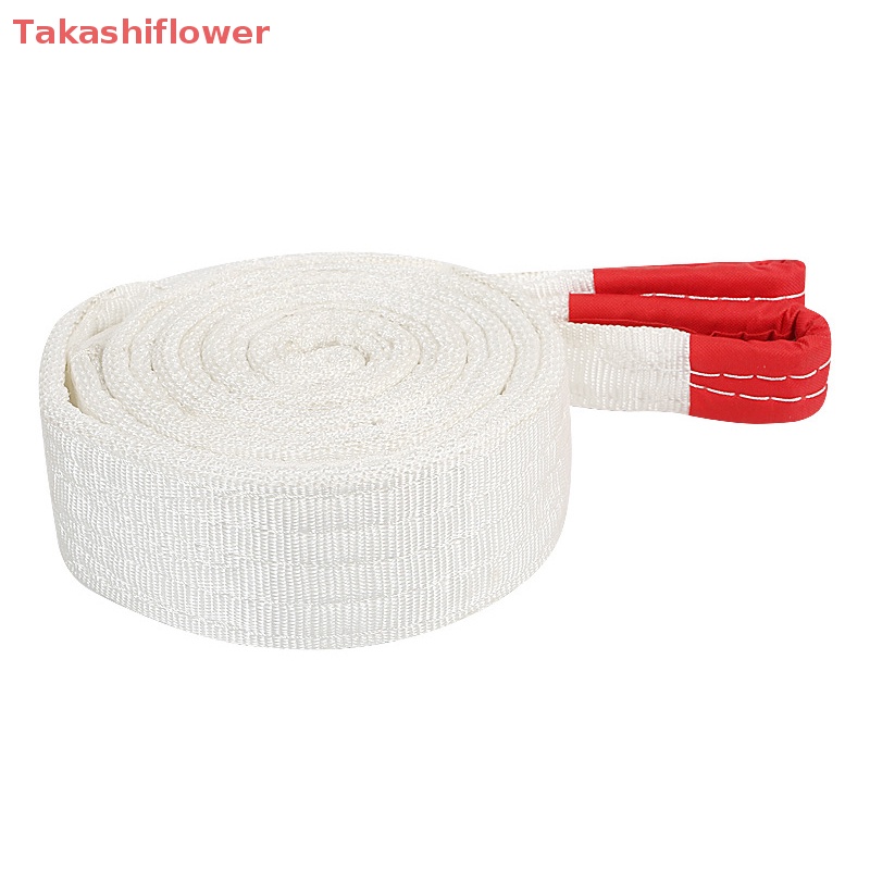 (Takashiflower) Dây Thắt Lưng Phẳng Chống Mài Mòn 1Tx1M 2Tx1M Màu Trắng Chất Liệu Polyester