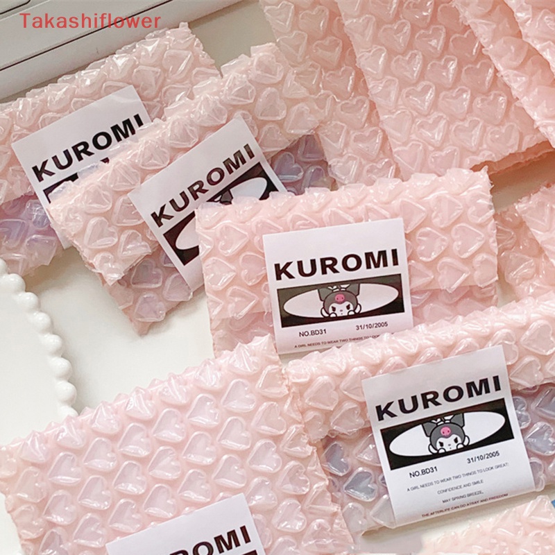 (Takashiflower) Set 10 Phong Bì Có Đệm Bong Bóng Hình Trái Tim Kawaii Cho Doanh Nhân Vận Chuyển Hàng Tại Nhà