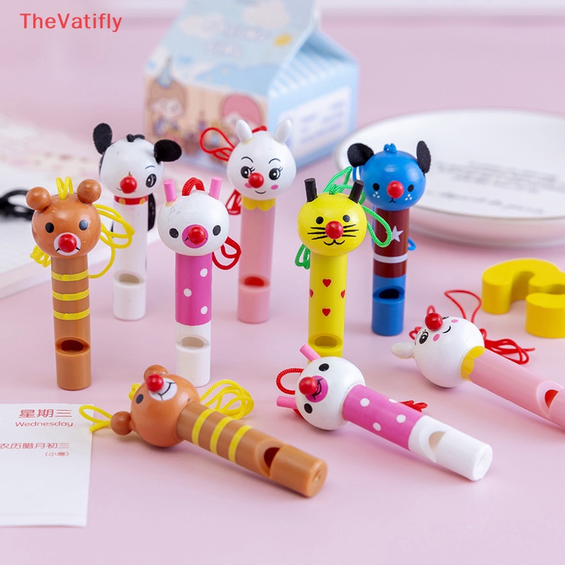 [Thevalifly] Set 5 Còi Nhiều Màu Sắc Dễ Thương Trang Trí Tiệc Sinh Nhật Cho Bé
