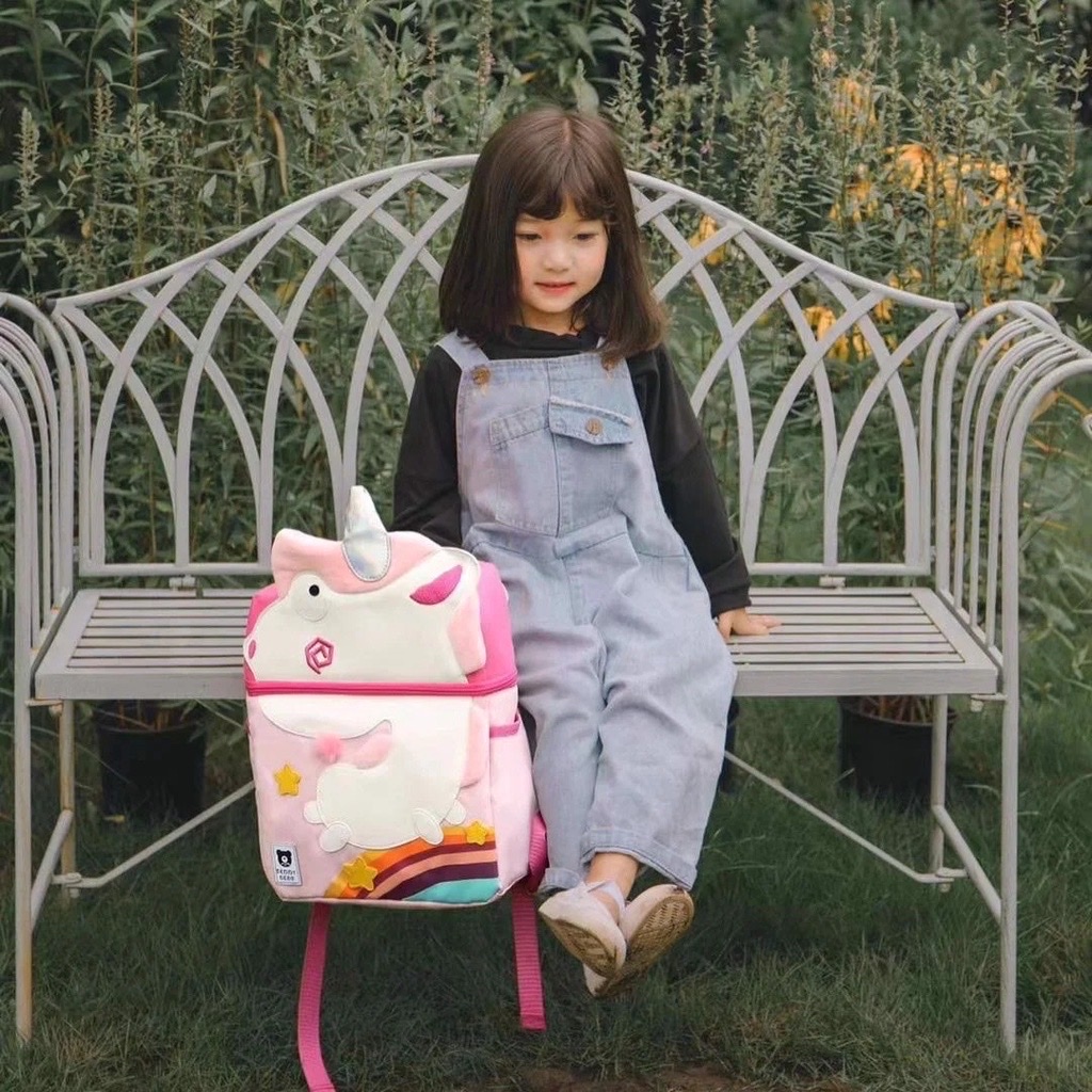 [CHÍNH HÃNG] Balo Tiểu Học Chống Gù BEDDYBEAR Cute Bag Họa Tiết Kỳ Lân Unicorn Cho Bé Gái YE-KYLAN - Balonation.vn
