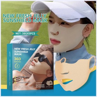 Bộ 5 Miếng Dán Gel Chống Nắng Chống Tia UV Dưỡng Ẩm Che Phủ Toàn Diện
