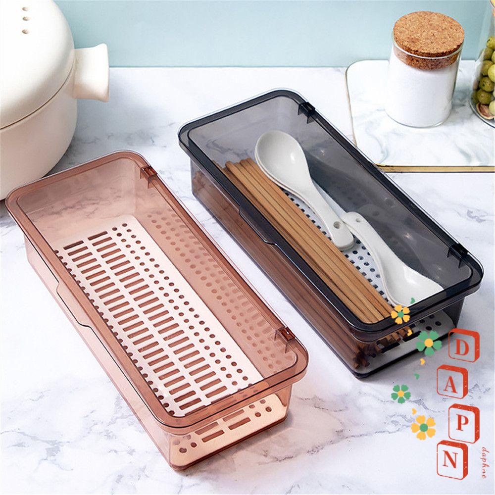 Hộp Đựng Muỗng Nĩa Ráo Nước Chống Bụi