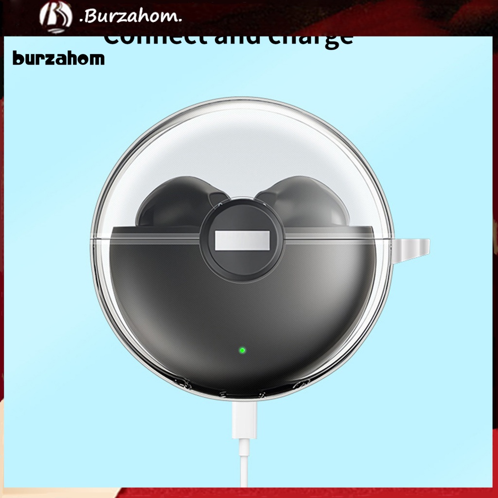 Vỏ Bảo Vệ Hộp Sạc Tai Nghe Bluetooth Lenovo LP80 Trong Suốt Chống Rơi Kèm Móc Tiện Dụng