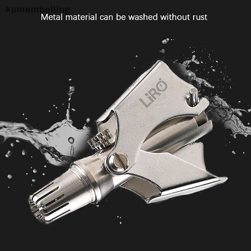 Kamembelling Máy Tỉa Lông Mũi / Tai / Tóc Bằng Thép Không Gỉ Dạng Xoắn Ốc