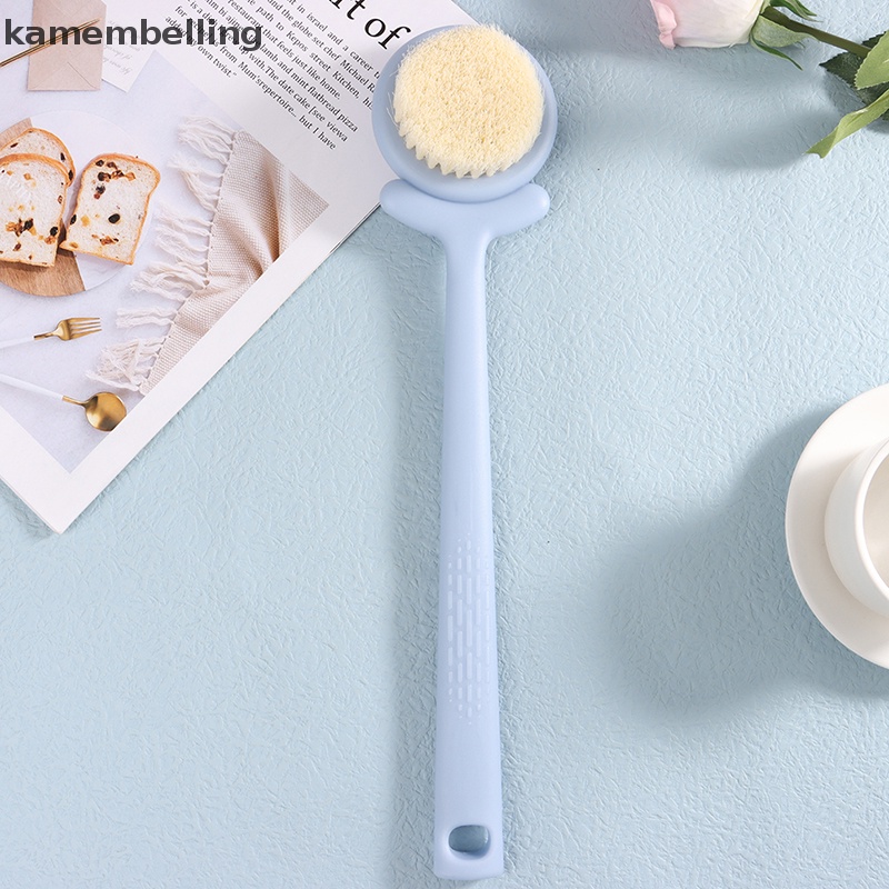 Kamembelling Bàn Chải Chà Lưng Tẩy Tế Bào Chết Mát Xa Cơ Thể Tay Cầm Dài Mềm Mại Tiện Dụng
