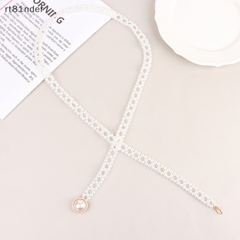 Thắt Lưng Chuỗi Ngọc Trai Thanh Lịch Dành Cho Nữ
