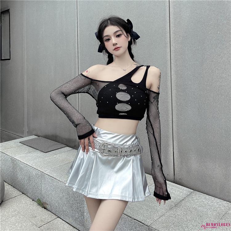 Đầm Ngắn Xếp Ly Thời Trang Xuân Hè Cho Nữ