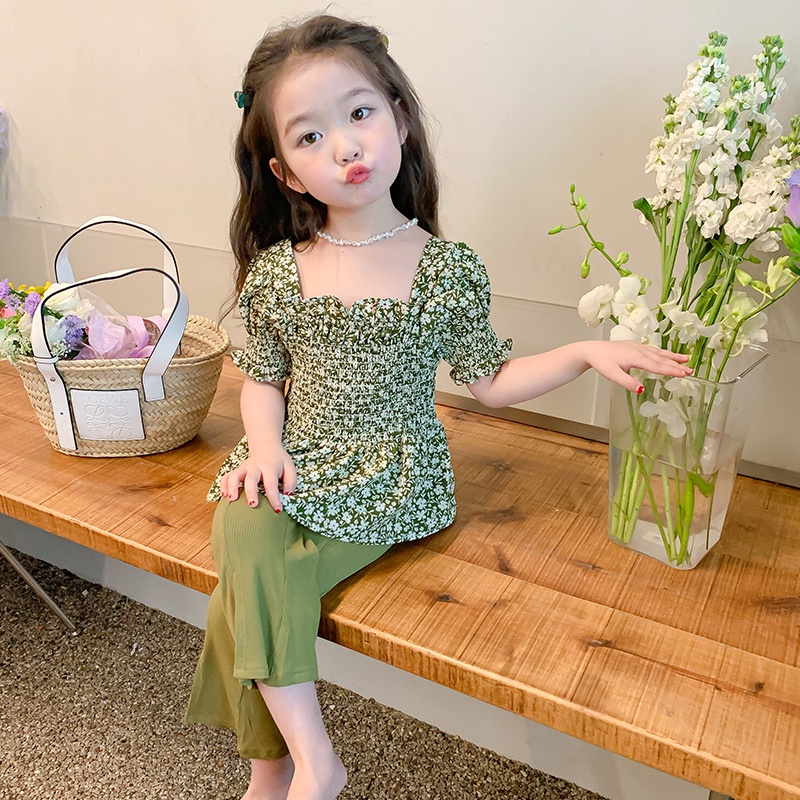 Bộ Đồ Thời Trang Mùa Hè Xinh Xắn Dành Cho Bé Gái