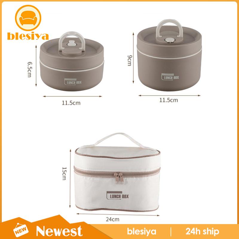 Bộ 4 Hộp Đựng Cơm Trưa Cách Nhiệt Tiện Dụng Mang Theo Du Lịch Cắm Trại