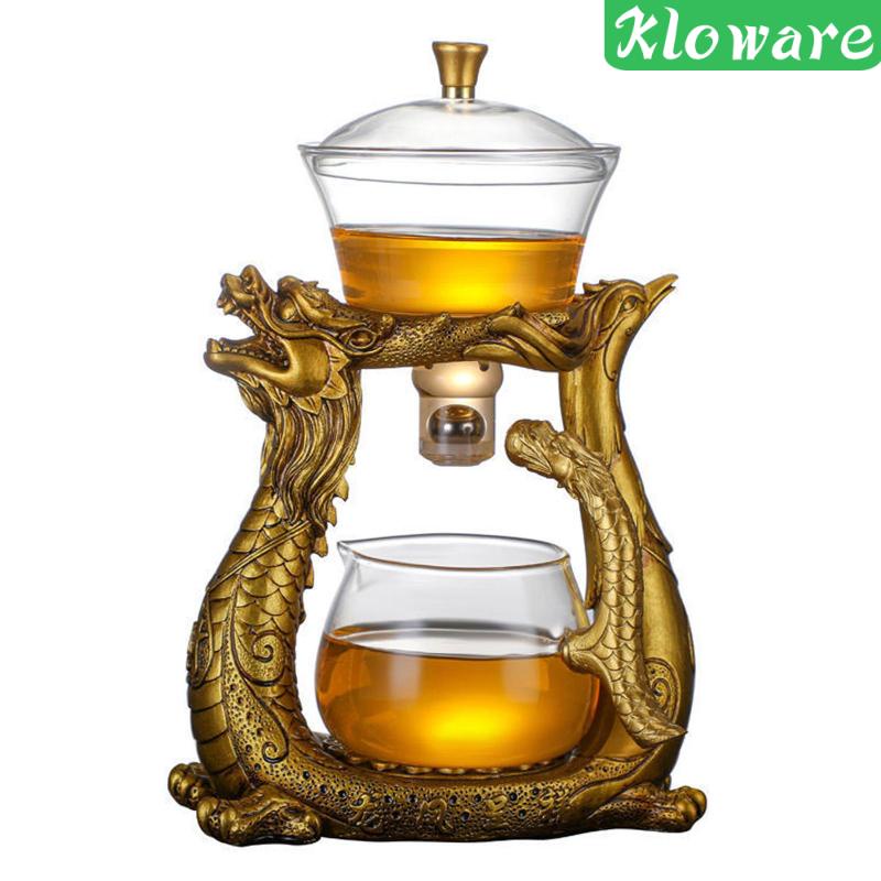 Bộ Ấm Trà Bằng Kính Chịu Nhiệt Dùng Trang Trí Bàn Cắm Trại